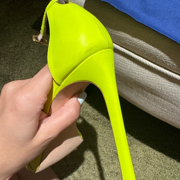 Staurt Weitzman Neon Strappy Heels (worn 2 times) - Picture 5 of 7
